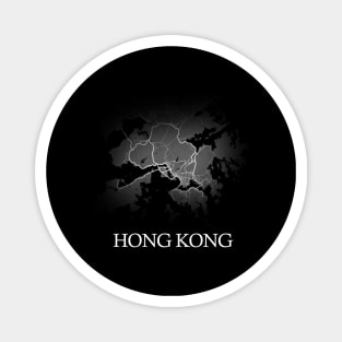 Hong Kong Map - Cartography Magnet